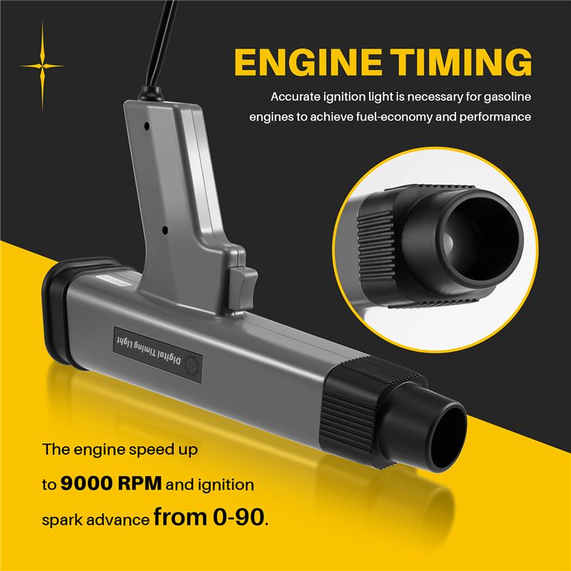 A22E-12V 車用デジタルエンジンタイミングライト LE - Timing Light Gun のレビューと価格