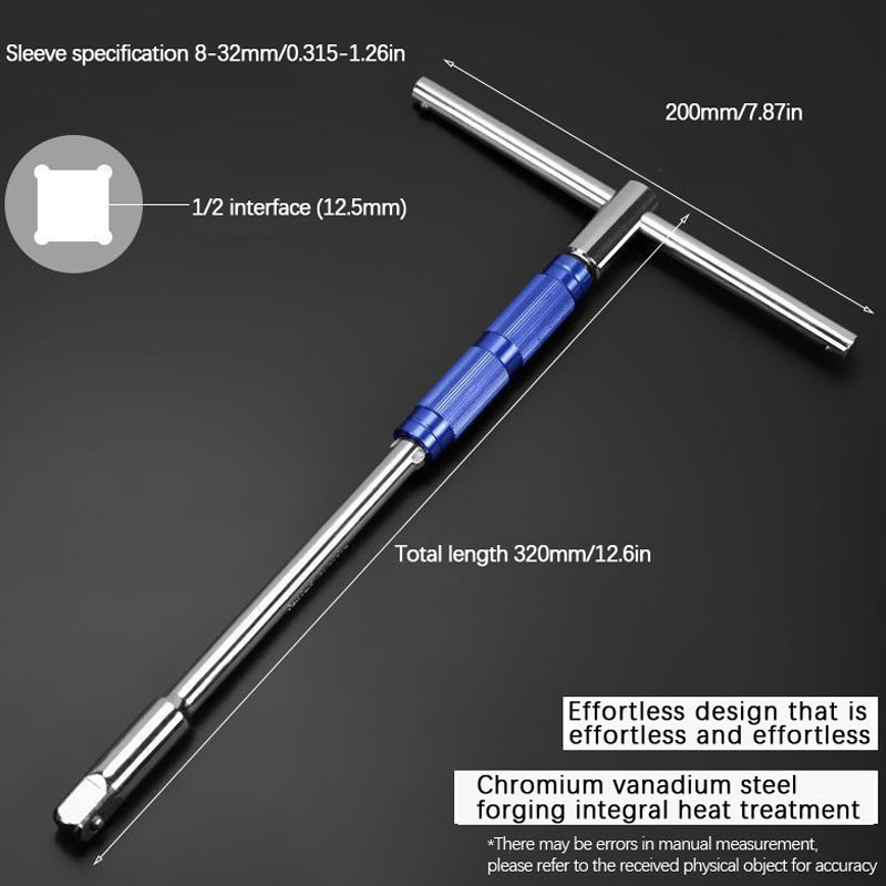 省力Tソケットレンチ T-Tヘッド交換式多機能セット - Socket Set のレビューと価格
