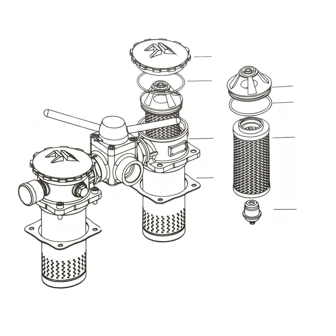 中国製高品質シリーズダブルチューブマイクロダイレクトリターン - Oil Filter のレビューと価格