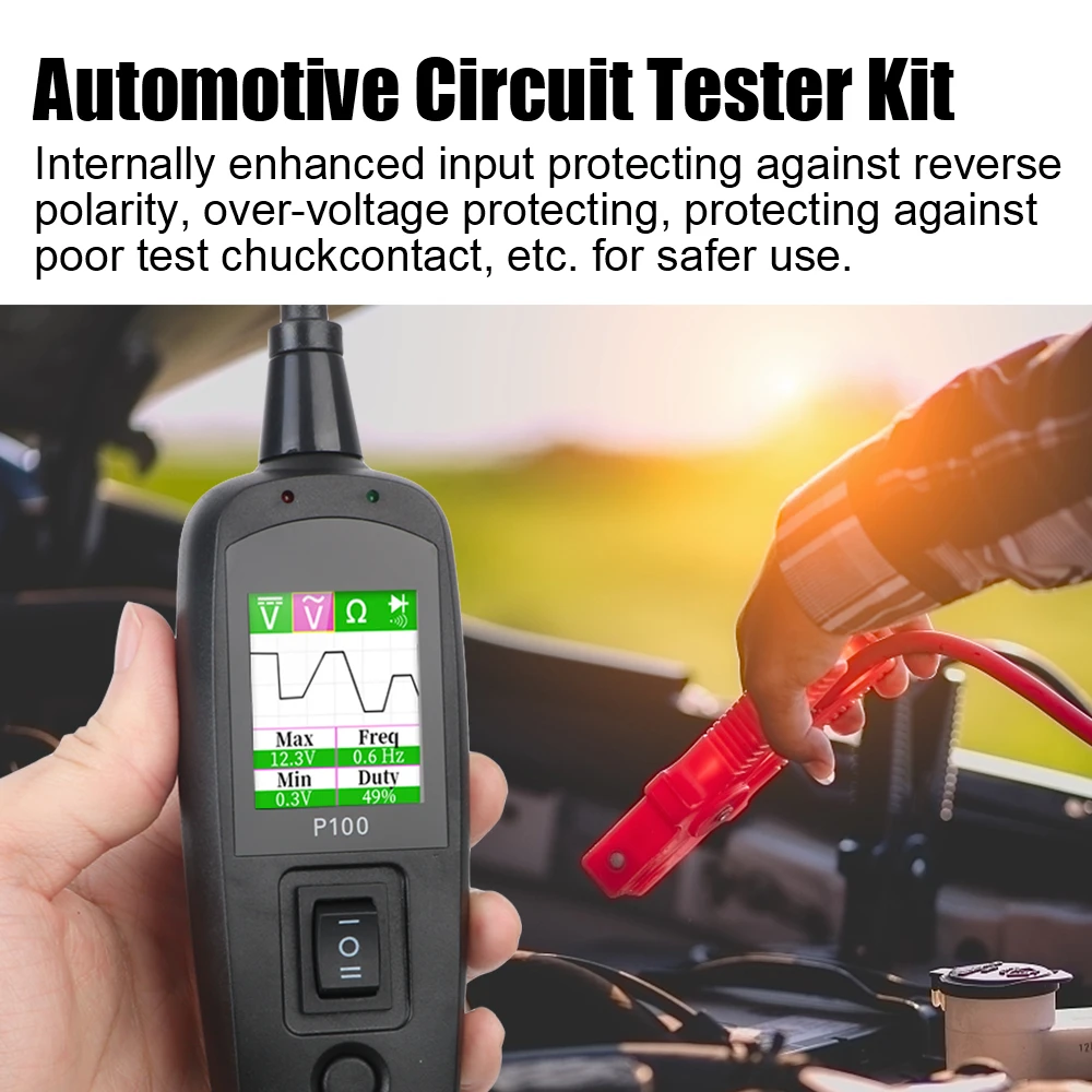 P100 車載回路テスター、電源回路プローブ、12V/24V - Car Diagnostic Tool のレビューと価格